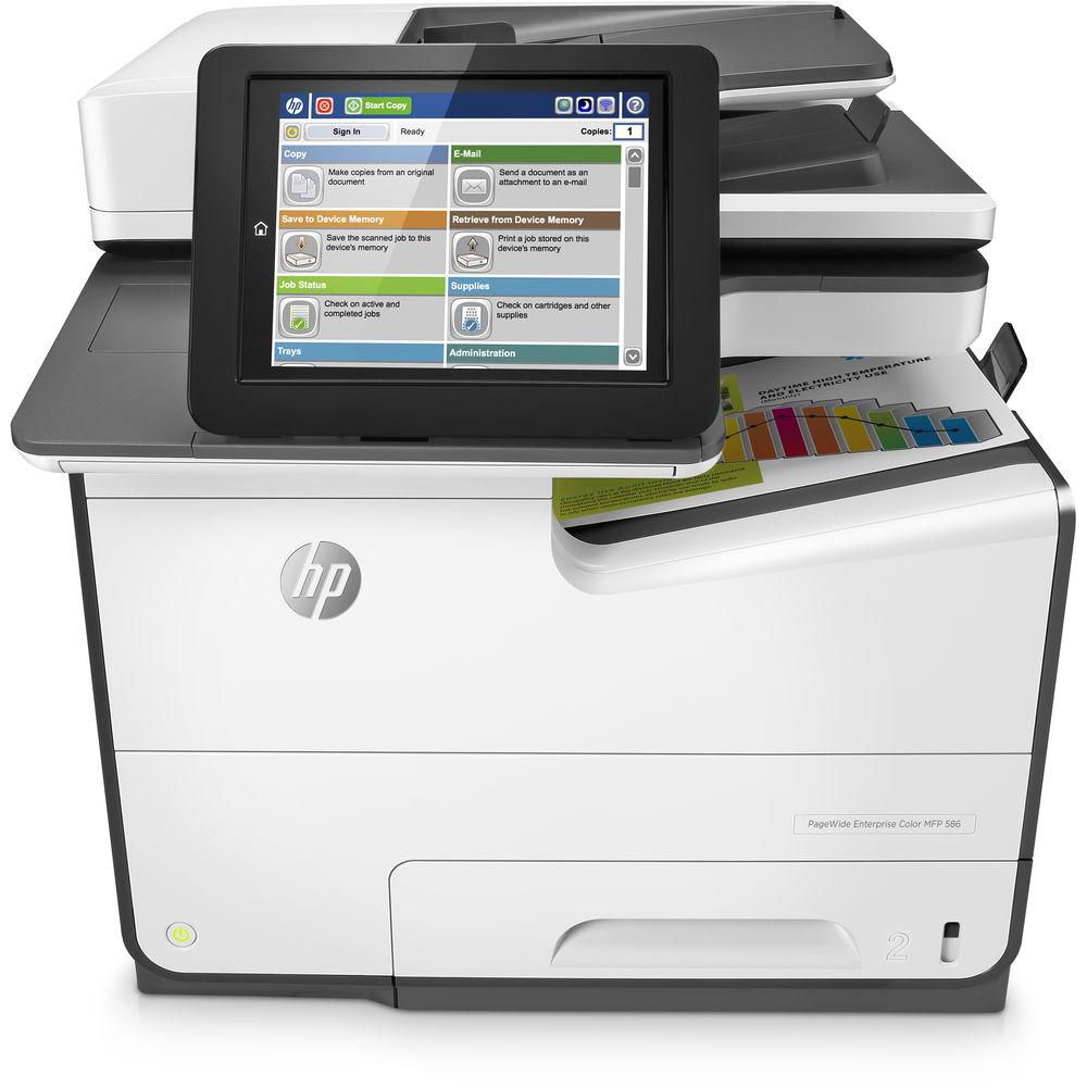 HP PageWide Enterprise Color MFP 586dn All-in-One Inkjet Printer