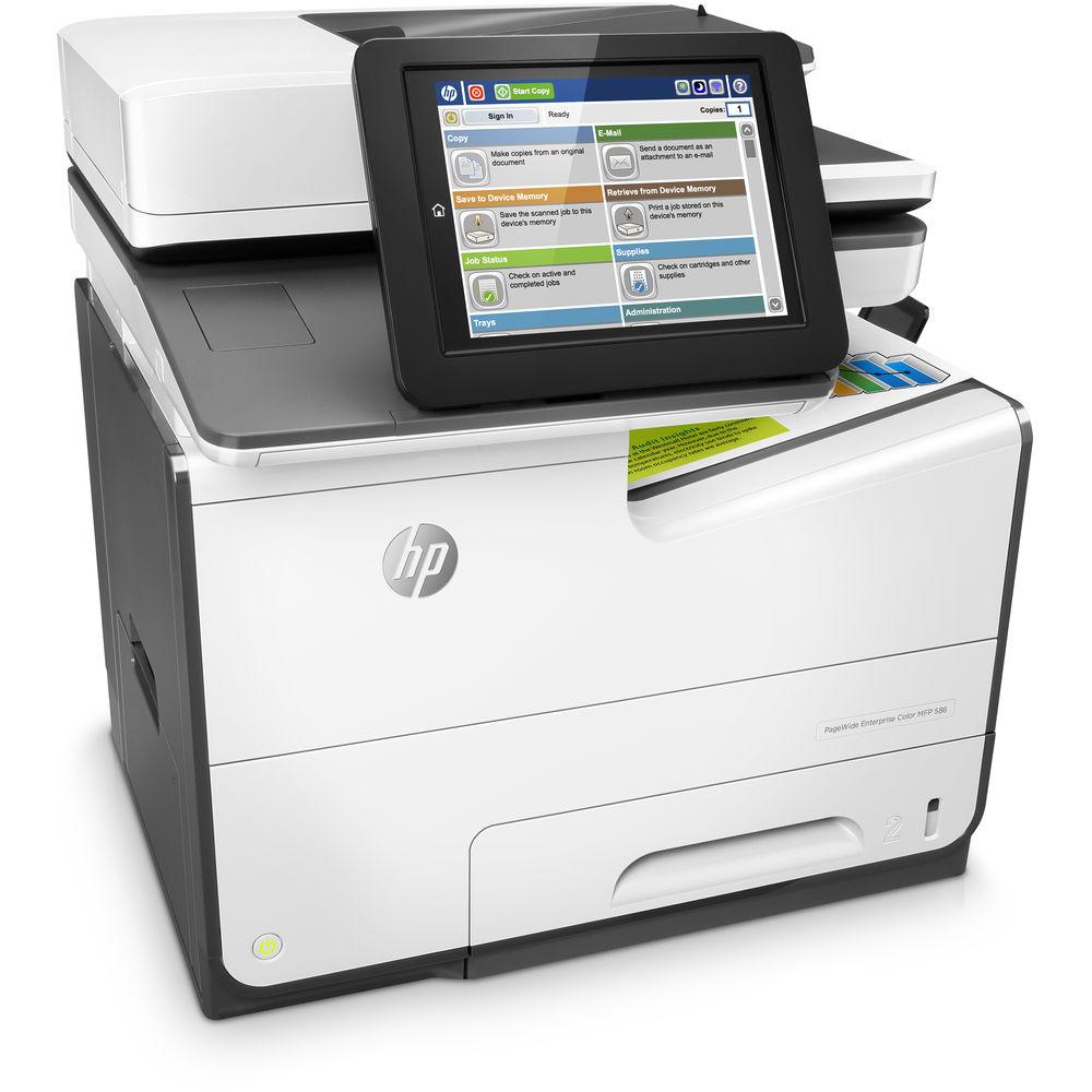 HP PageWide Enterprise Color MFP 586dn All-in-One Inkjet Printer