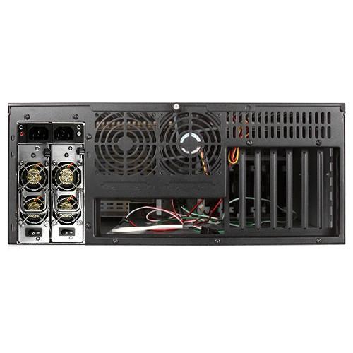 iStarUSA D-400SE 4 RU Compact Stylish Rackmount Chassis with 500W Redundant Power Supply
