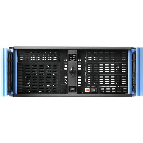 iStarUSA D-400SE 4 RU Compact Stylish Rackmount Chassis with 500W Redundant Power Supply