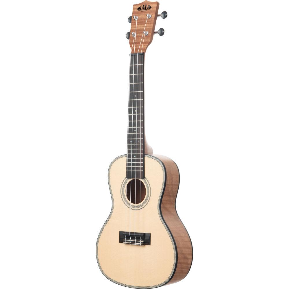 KALA Satin Solid Spruce Exotic Mahogany Concert Ukulele