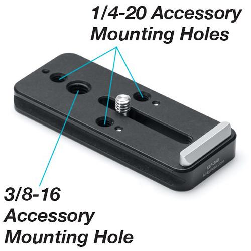 Kirk KLP-360 Arca-Type Quick Release Plate for Select Camera Lenses