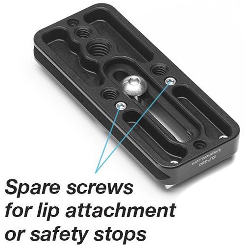Kirk KLP-360 Arca-Type Quick Release Plate for Select Camera Lenses