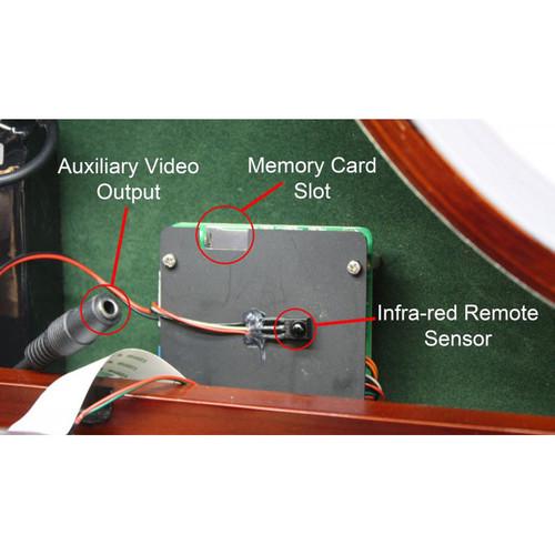 KJB Security Products Zone Shield 2160P Mantel Clock Camera DVR
