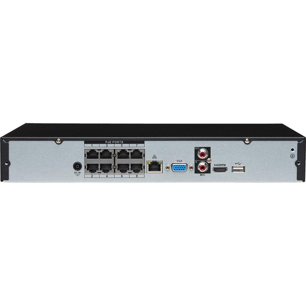 Lorex 8-Channel 4K UHD NVR with 2TB HDD and 8 4K Color Night Vision Network Bullet Cameras