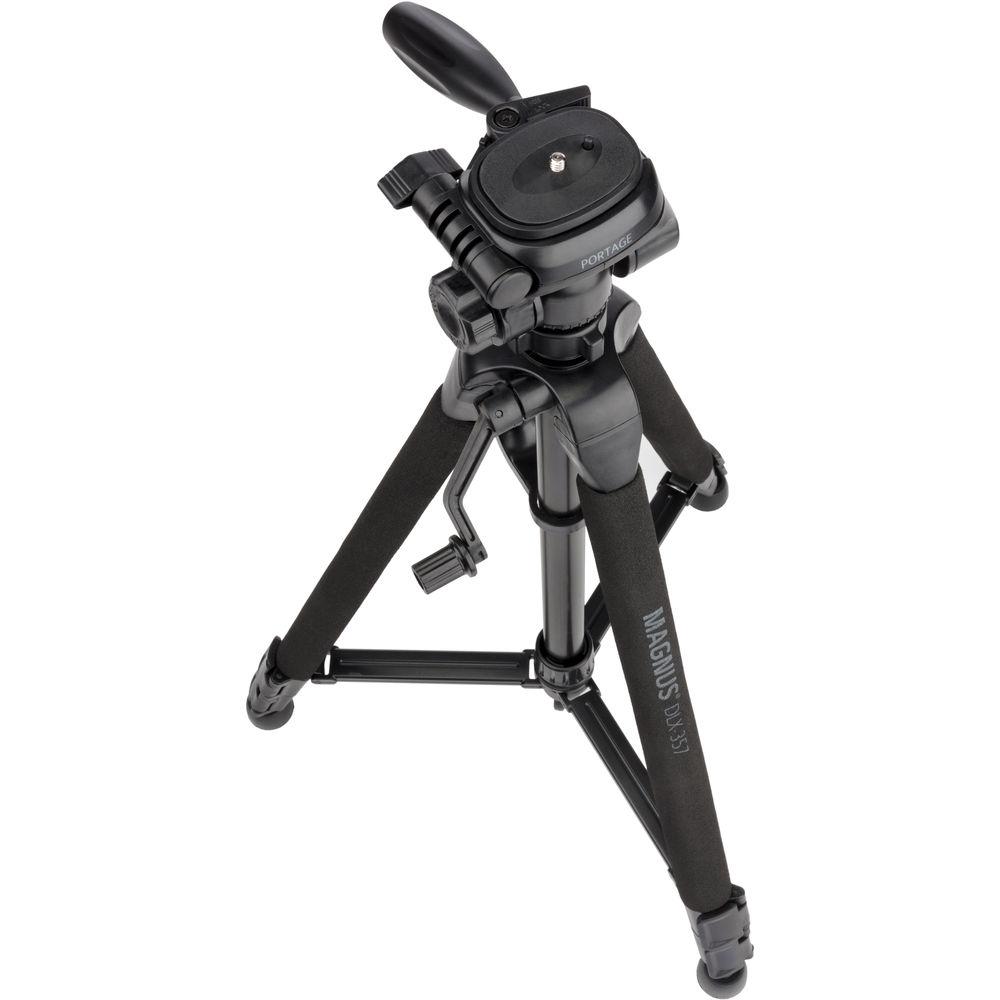 Magnus DLX-357 3-Section Photo Video Tripod with Pan Head