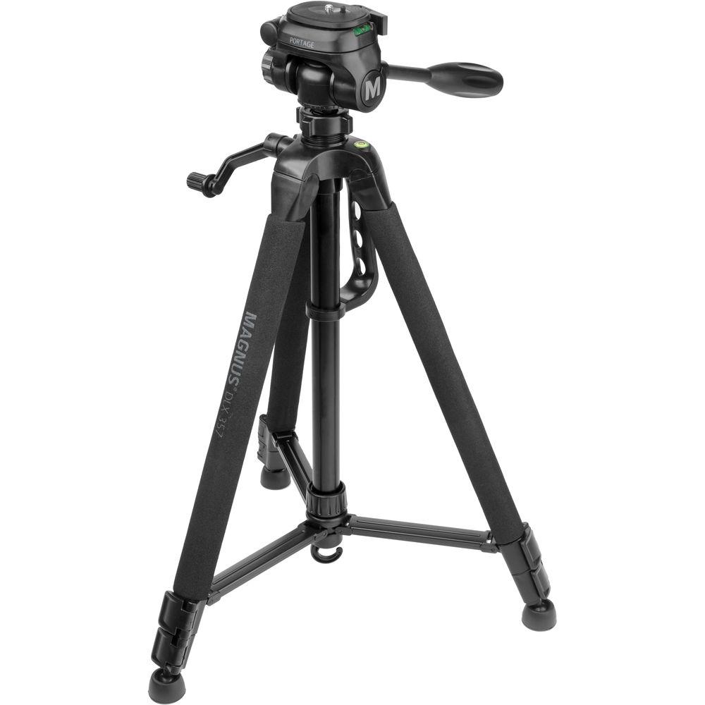 Magnus DLX-357 3-Section Photo Video Tripod with Pan Head