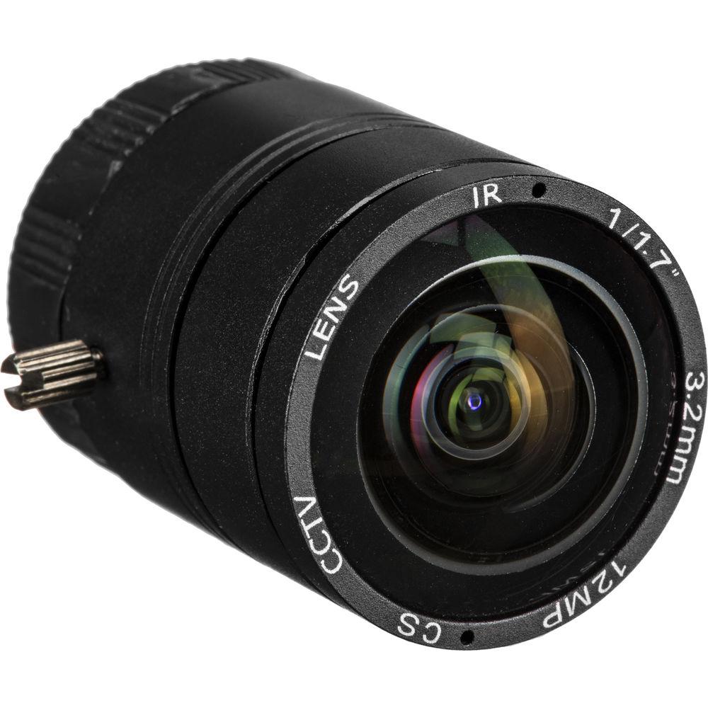 Marshall Electronics CS-3.2-12MP CS-Mount 3.2mm Fixed Lens