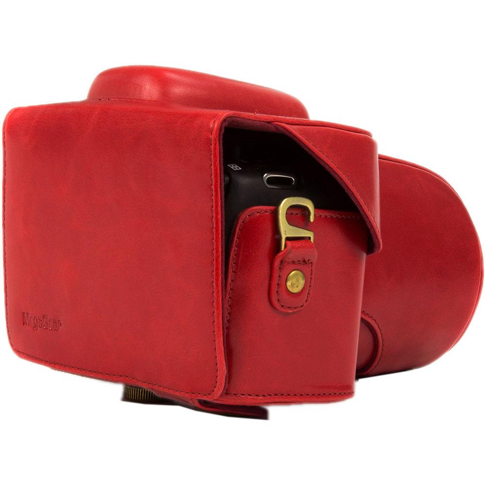 MegaGear Ever Ready PU Leather Case for Canon EOS Rebel T3, T2i, T2, 500D, 1000D with 18-55mm Lens