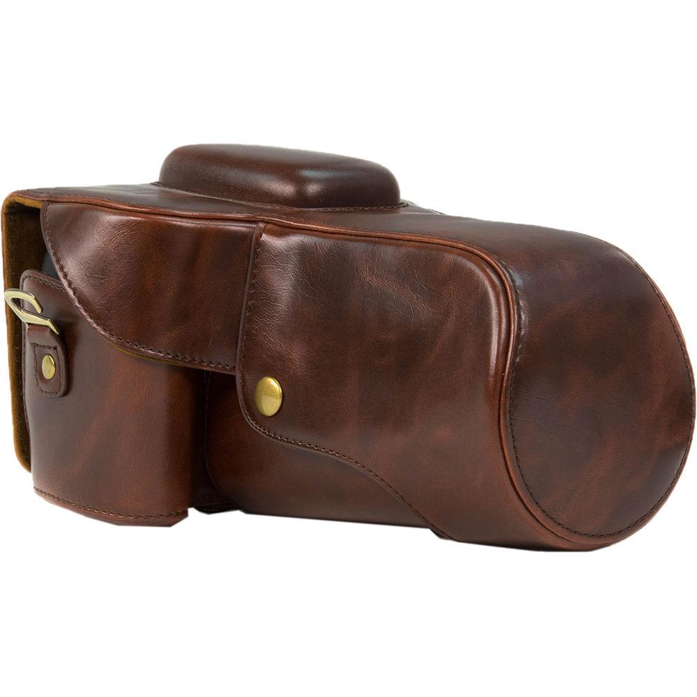 MegaGear Ever Ready PU Leather Case for Canon EOS Rebel T3, T2i, T2, 500D, 1000D with 18-55mm Lens