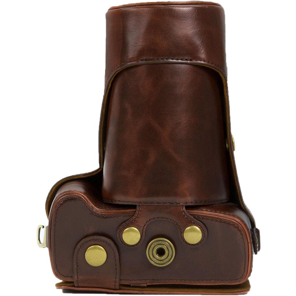 MegaGear Ever Ready PU Leather Case for Canon EOS Rebel T3, T2i, T2, 500D, 1000D with 18-55mm Lens