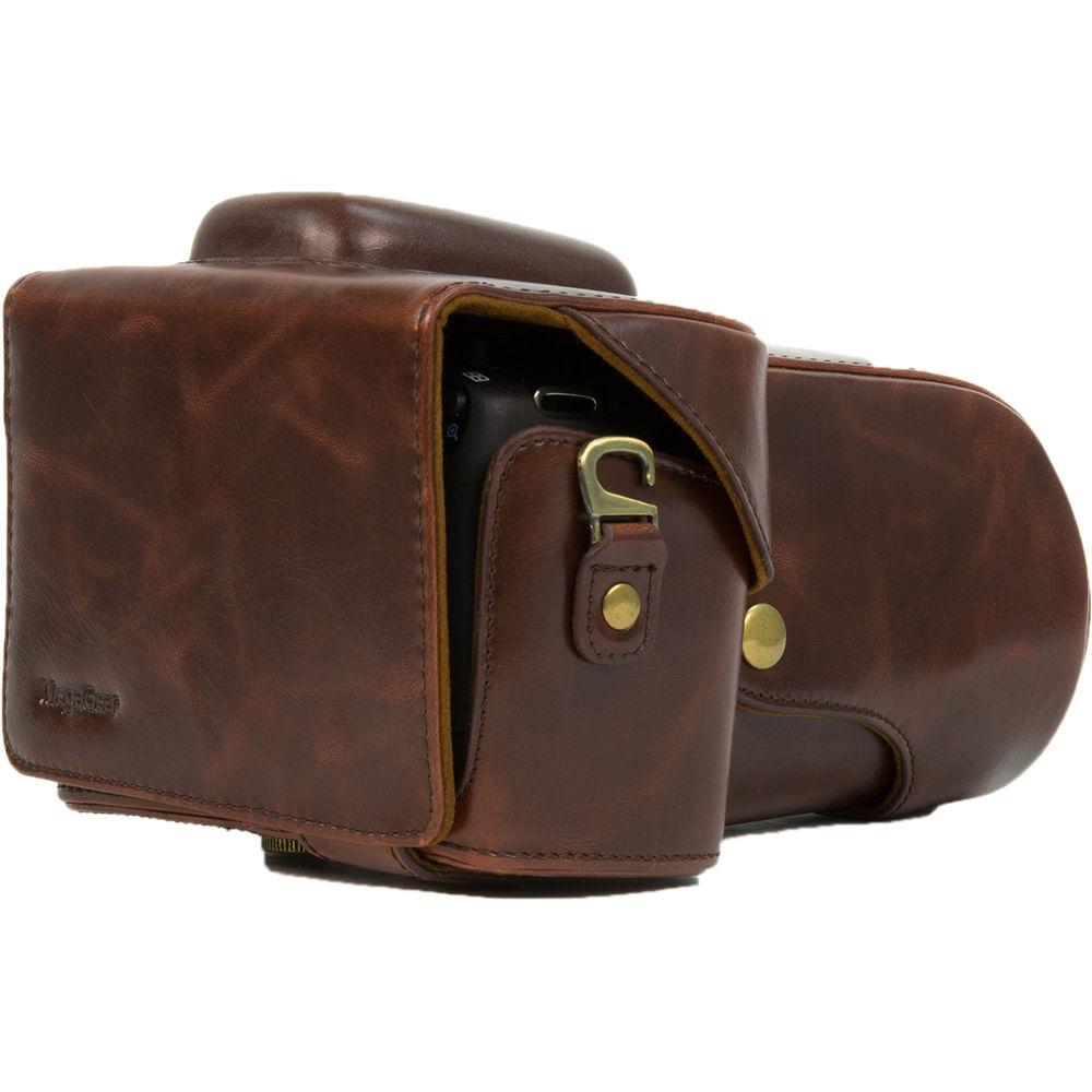 MegaGear Ever Ready PU Leather Case for Canon EOS Rebel T3, T2i, T2, 500D, 1000D with 18-55mm Lens