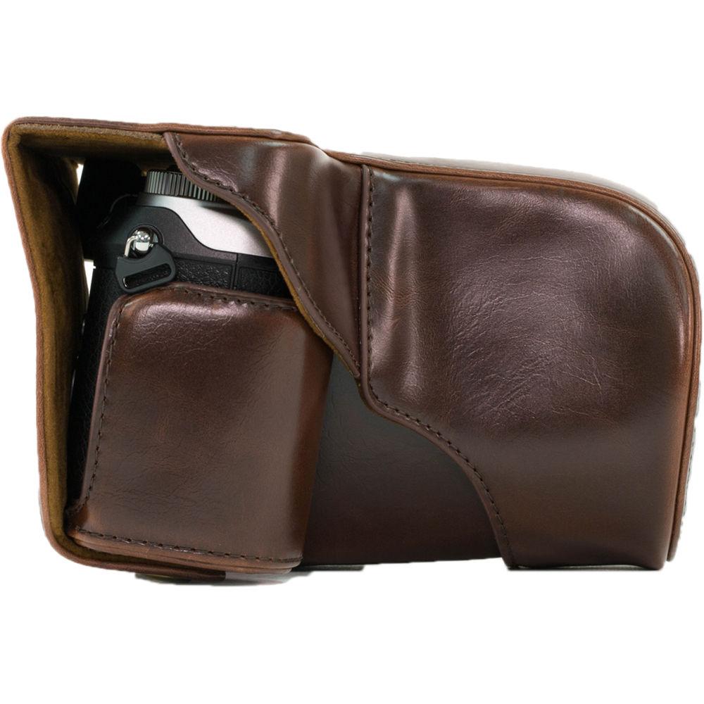 MegaGear Ever Ready PU Leather Case for LUMIX DMC-GX8 with 14-140mm Lens