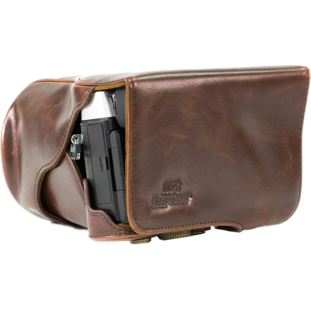 MegaGear Ever Ready PU Leather Case for LUMIX DMC-GX8 with 14-140mm Lens