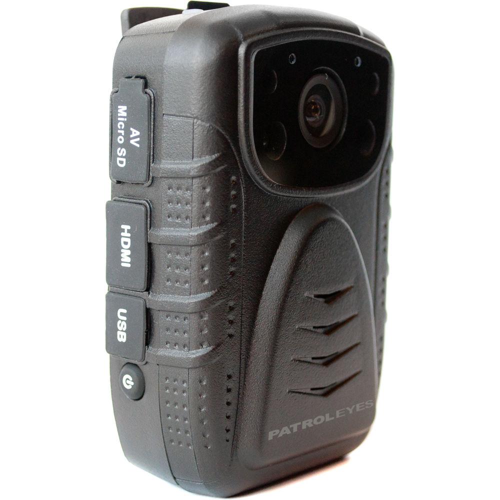 PatrolEyes PE-DV1-2-XL 1296p Body Camera with Night Vision and GPS