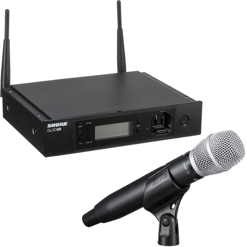 Shure GLXD24R SM86 Handheld Wireless System with SM86 Microphone