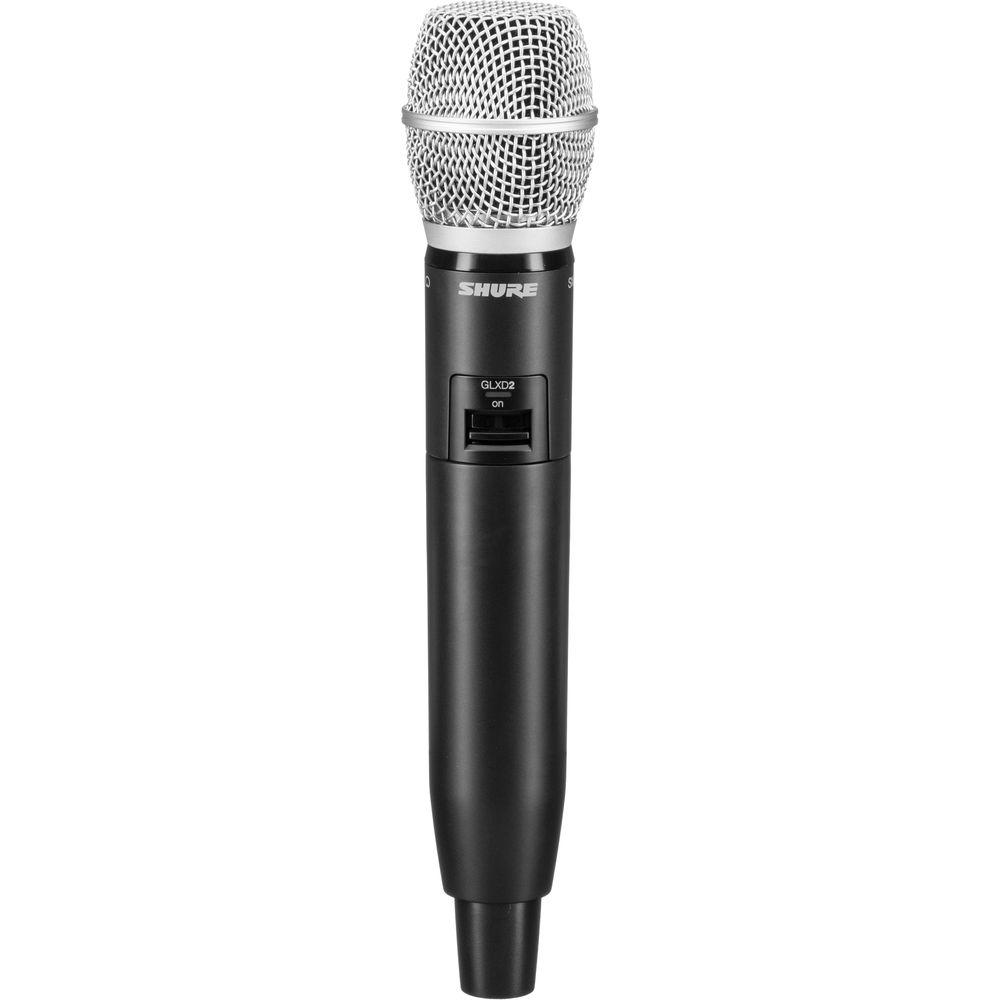 Shure GLXD24R SM86 Handheld Wireless System with SM86 Microphone