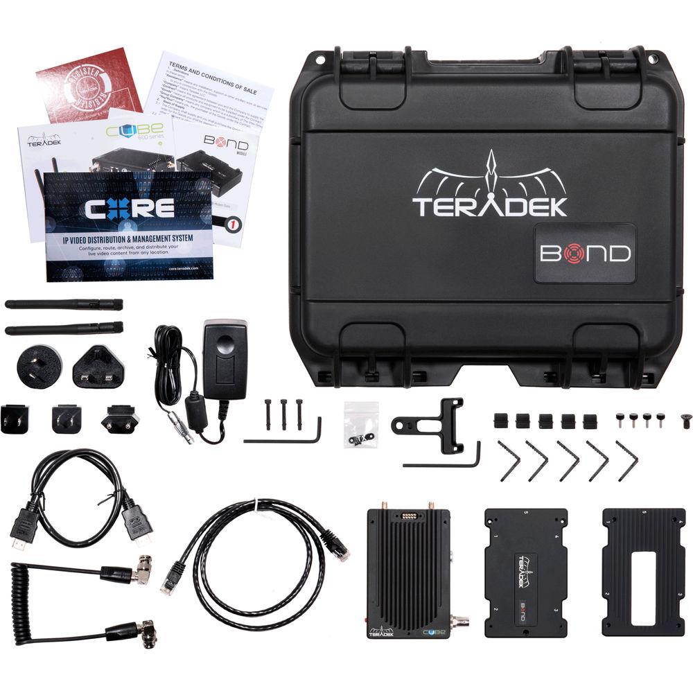 Teradek Bond 759 HEVC Backpack with Gold Mount Battery Plate
