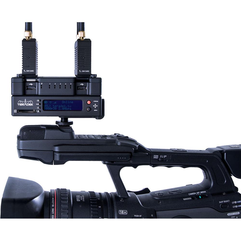 Teradek Bond 759 HEVC Backpack with Gold Mount Battery Plate