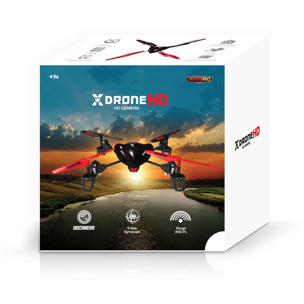 XDrone HD Drone with 720p HD Camera & 6-Axis Gyroscope