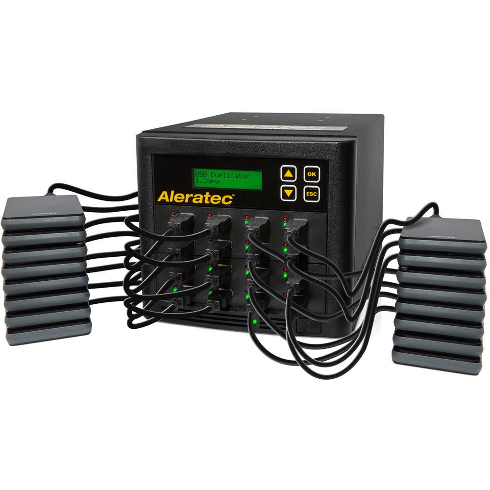 Aleratec 1:15 USB Flash Drive & 2.5" HDD SSD Copy Tower
