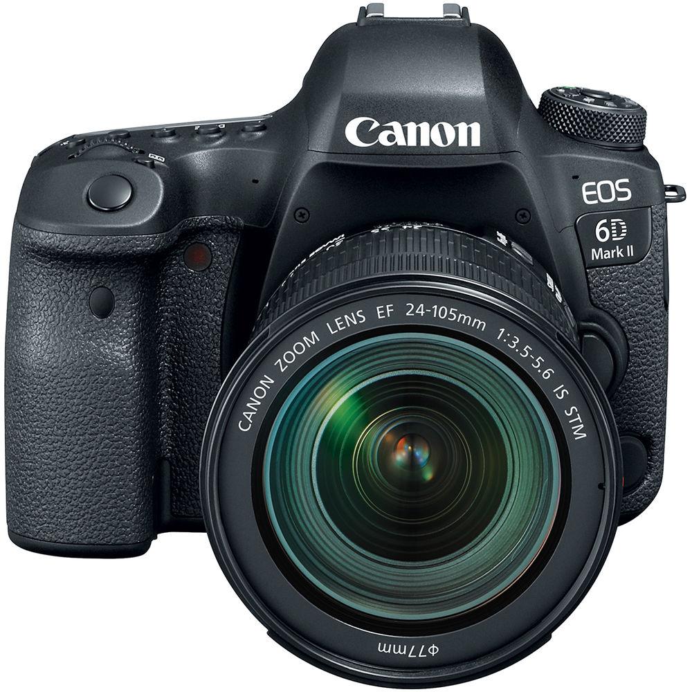 Canon EOS 6D Mark II DSLR Camera with 24-105mm f 3.5-5.6 Lens