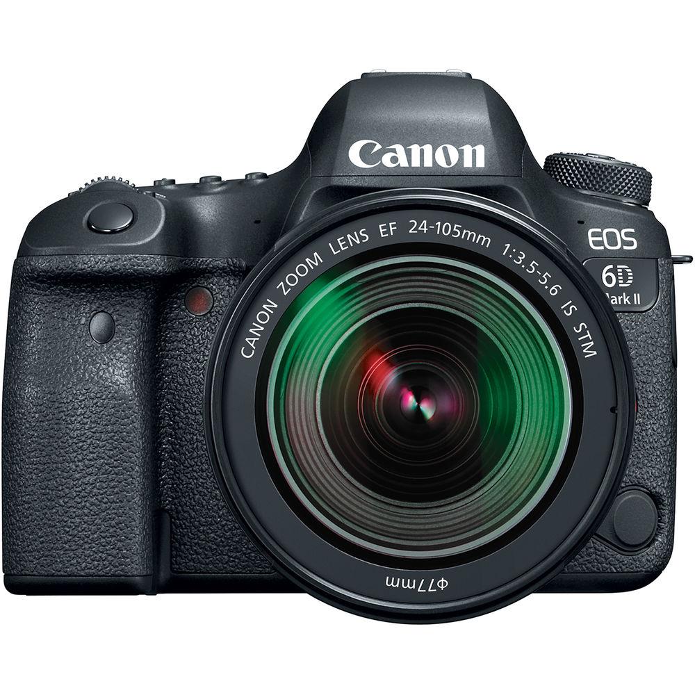 Canon EOS 6D Mark II DSLR Camera with 24-105mm f 3.5-5.6 Lens