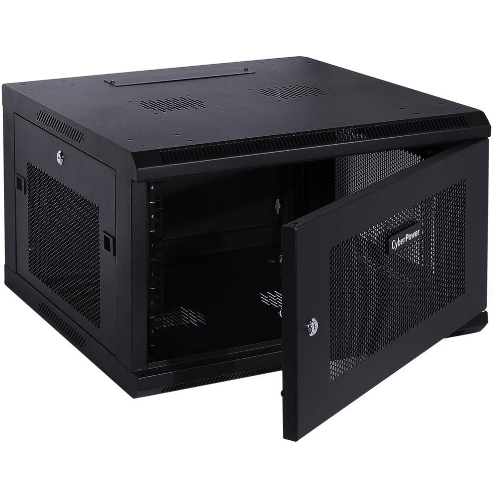 CyberPower CR6U61001 Carbon Series 6 RU Wall Mount Rack Enclosure