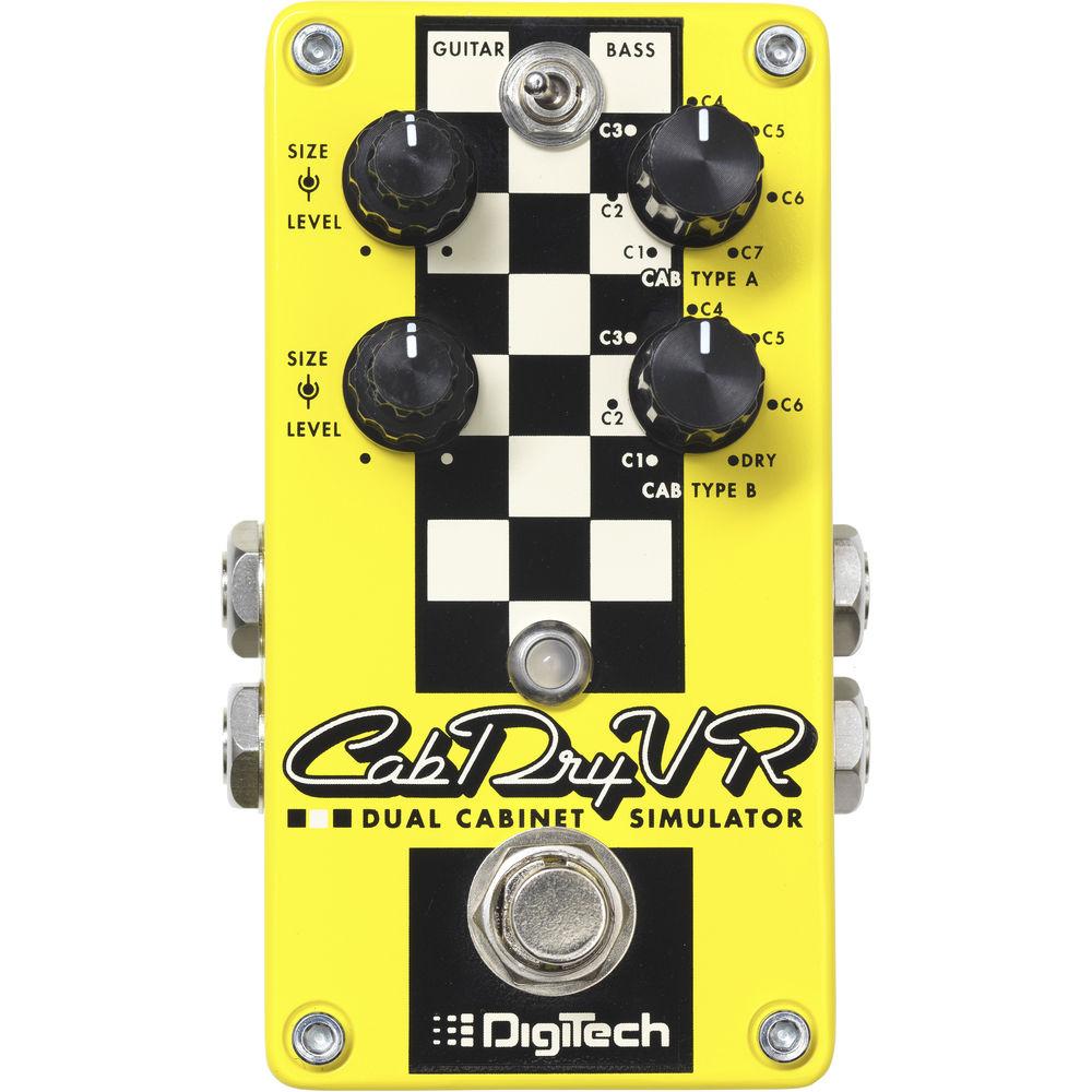 DigiTech CabDryVR Dual Cabinet Simulator Pedal for Electric Guitar