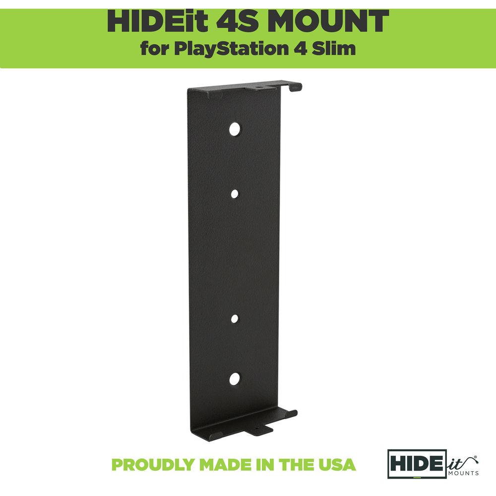 HIDEit Mounts PS4 Slim Wall Mount for Sony PlayStation 4 Slim