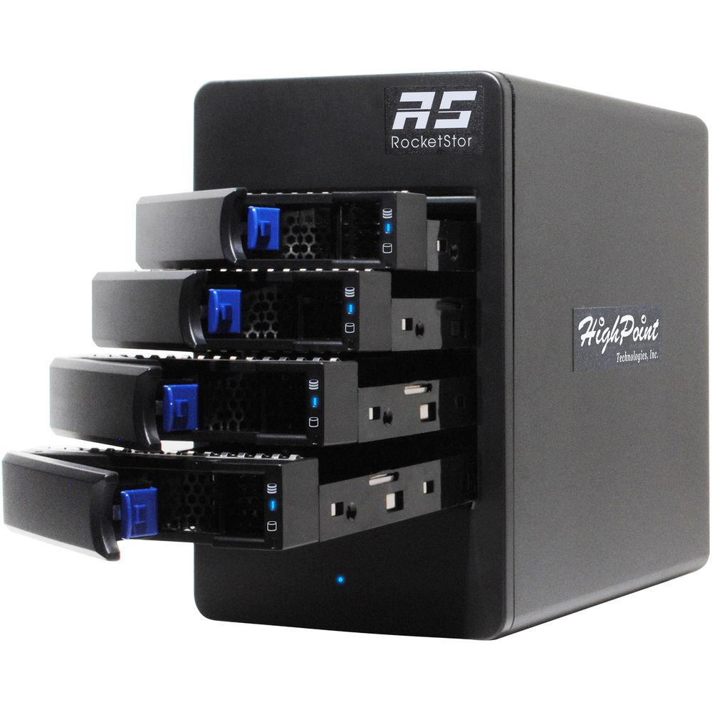 HighPoint RocketStor 6114V 4-Bay USB 3.1 RAID Enclosure