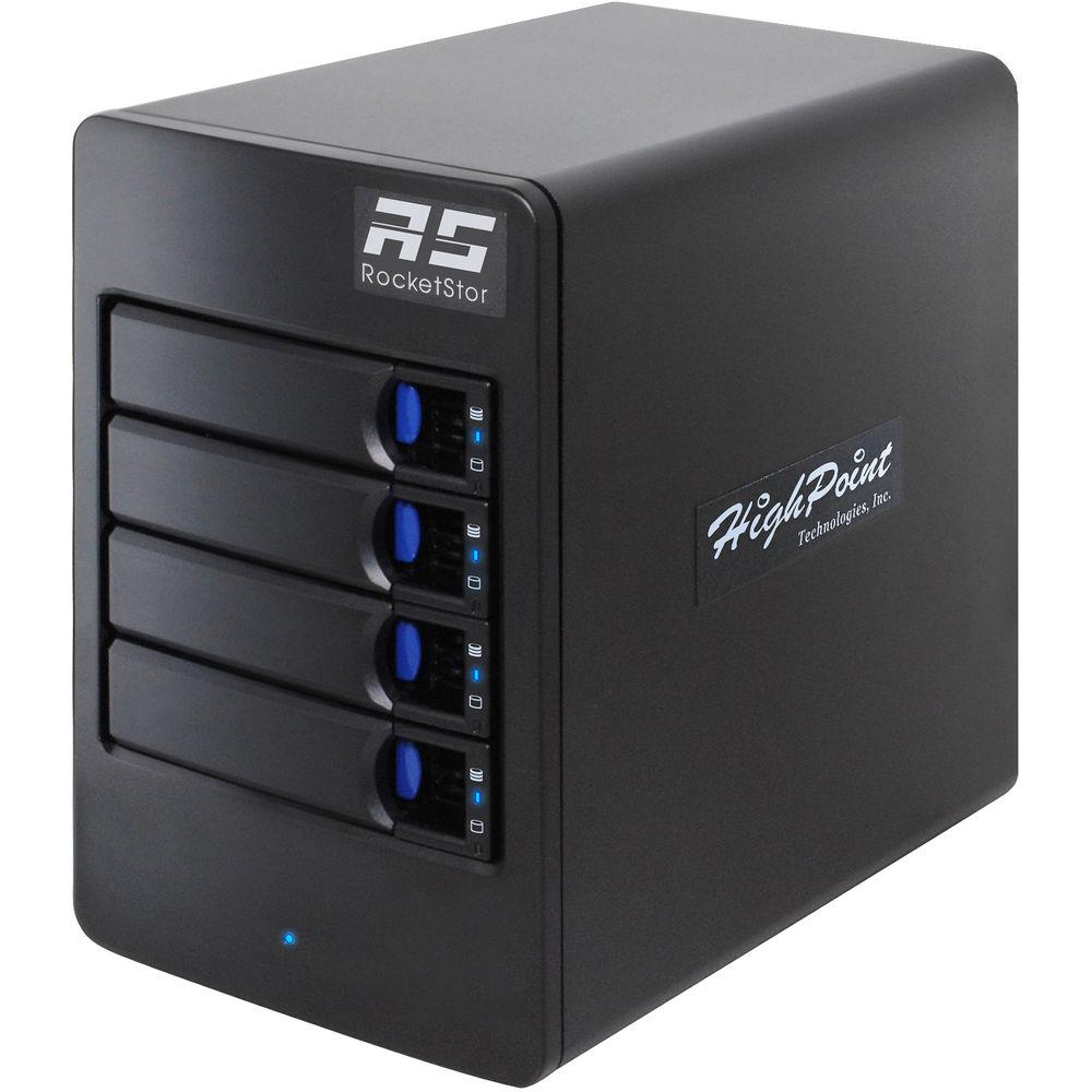 HighPoint RocketStor 6114V 4-Bay USB 3.1 RAID Enclosure