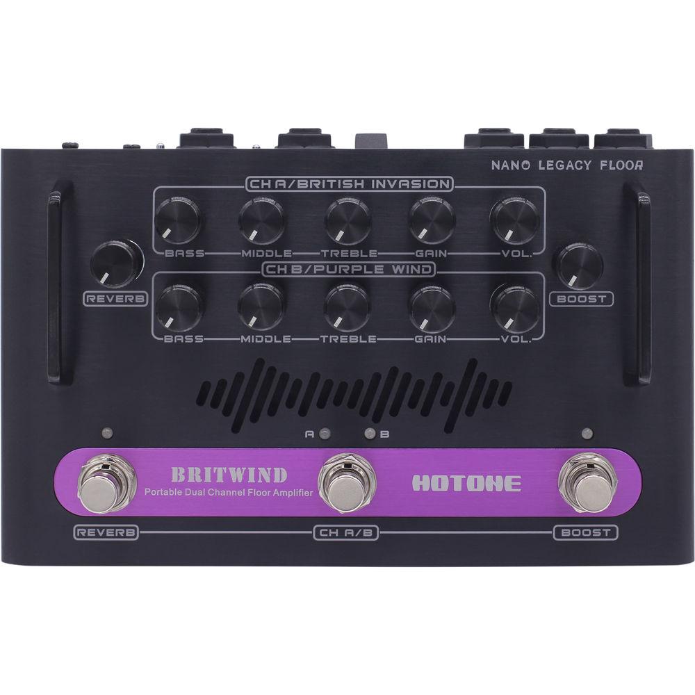 Hotone BritWind Dual-Channel Guitar Amplifier Pedal for Electric Guitars