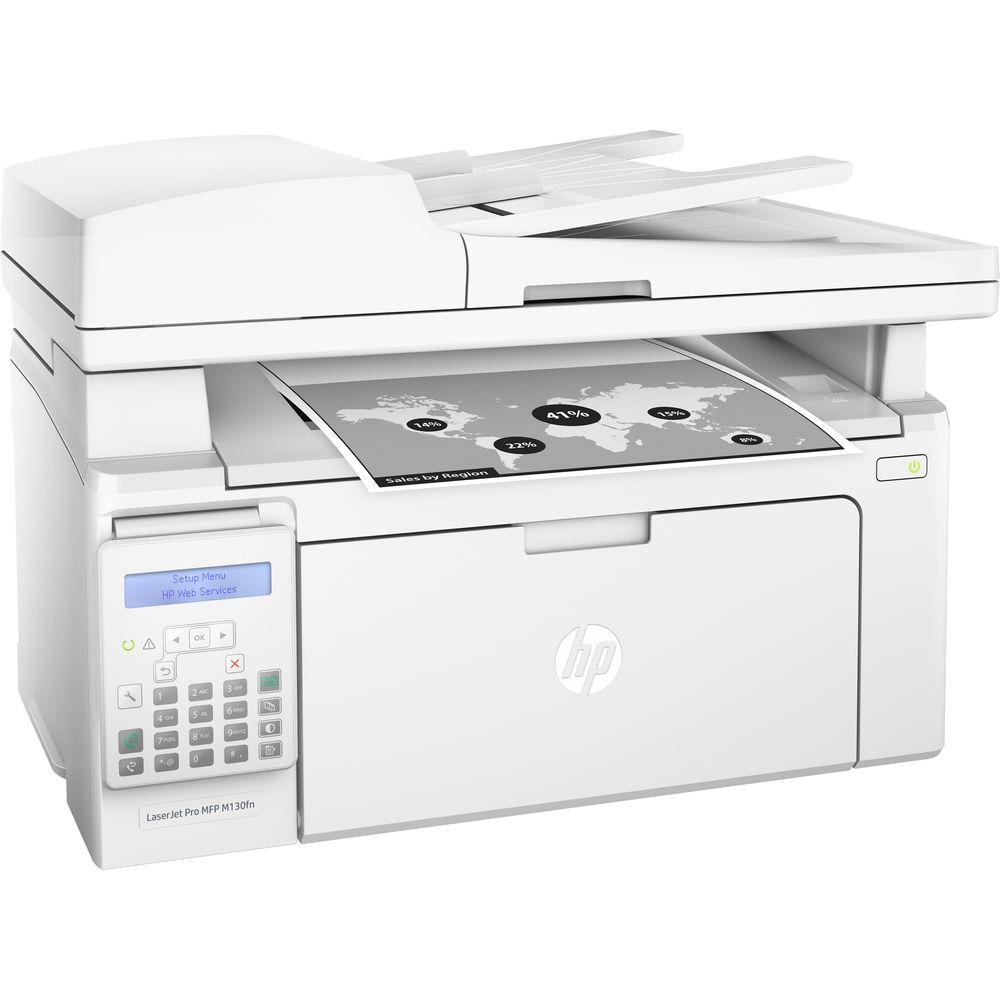 HP LaserJet Pro M130fn All-in-One Monochrome Laser Printer