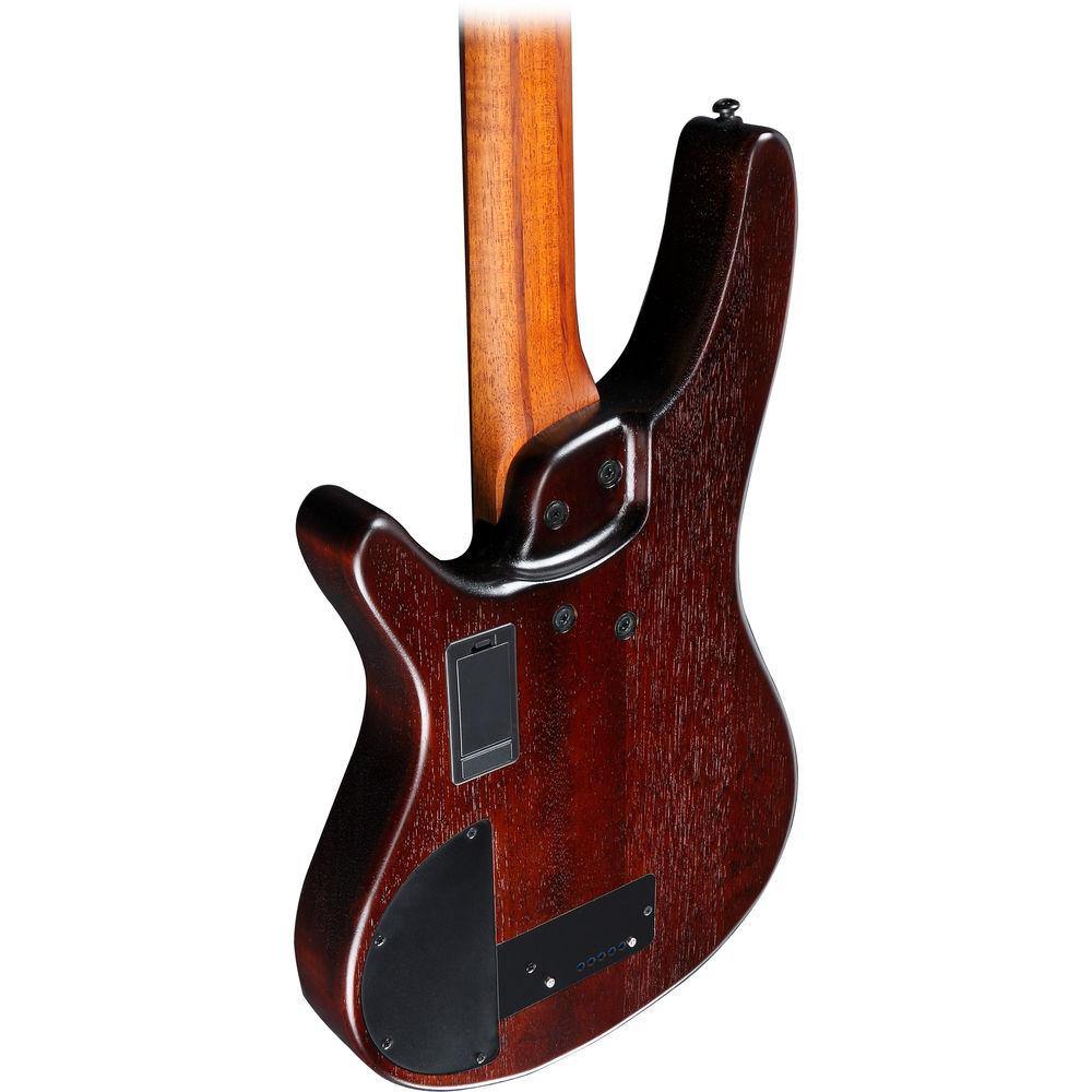 Ibanez SRH505F SR Series Bass Workshop - 5-String Fretless Semi-Hollow Body Electric Bass Guitar