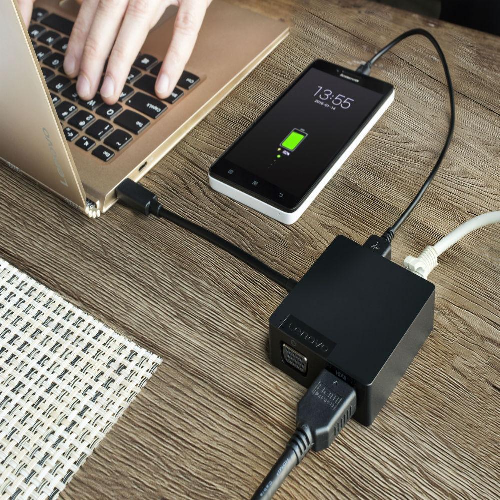 Lenovo USB 3.0 Type-C Travel Hub Adapter