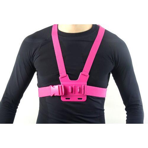 MegaGear Adjustable Chest Body Harness Belt Strap Mount for Select GoPro Cameras