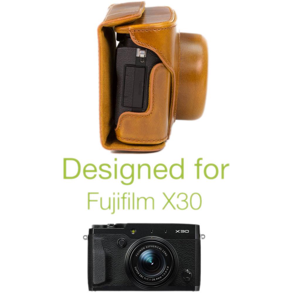 MegaGear Ever Ready Leather Camera Case for Fujifilm X30
