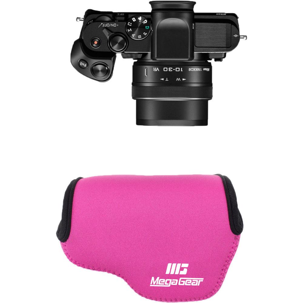 MegaGear Ultra-Light Neoprene Case for Nikon 1 V3 with 10-30mm