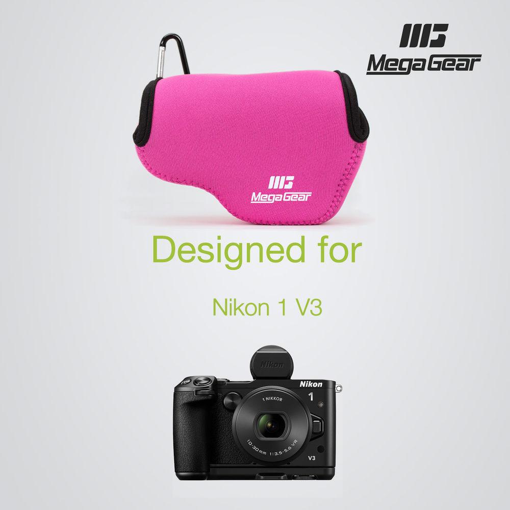 MegaGear Ultra-Light Neoprene Case for Nikon 1 V3 with 10-30mm