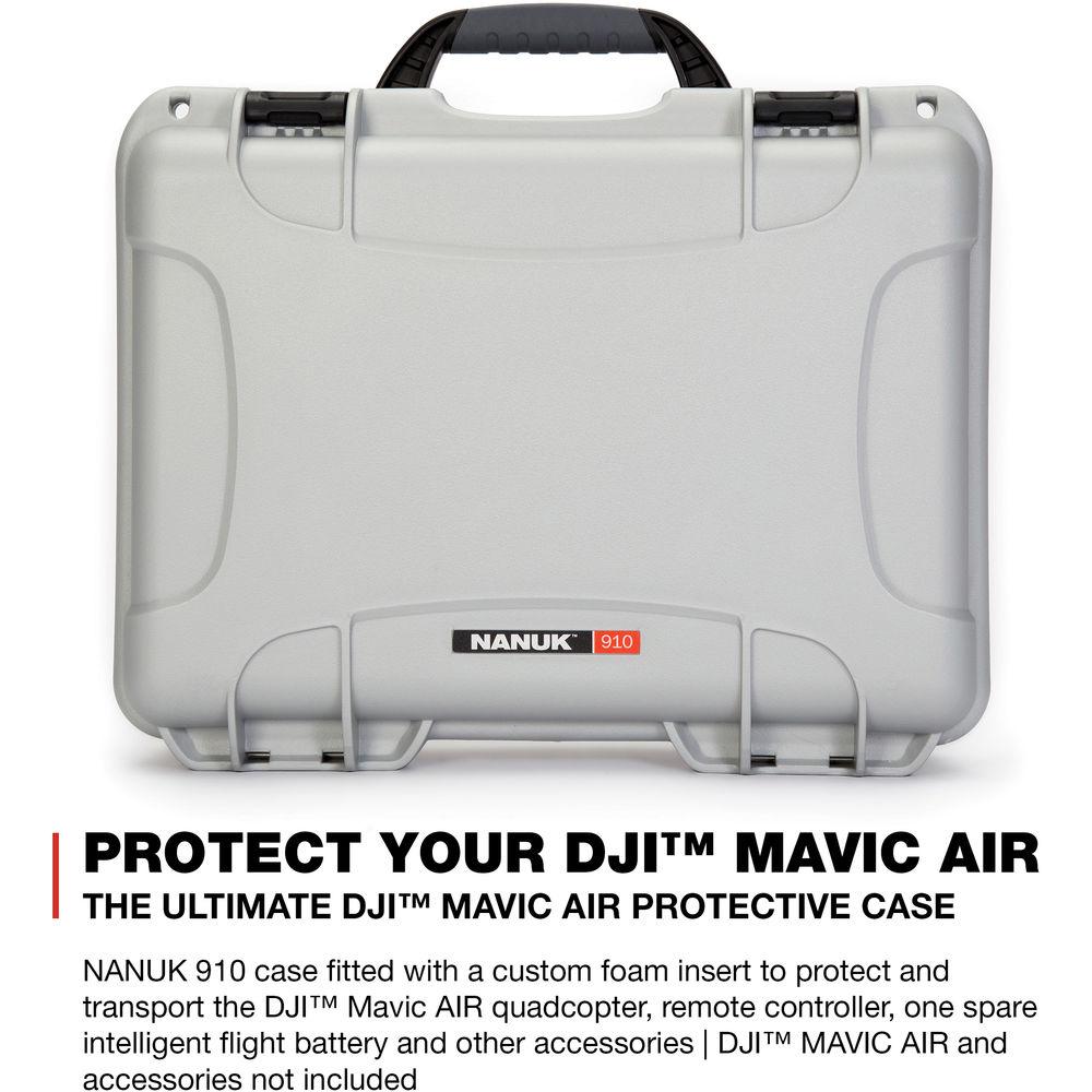 Nanuk 910 Waterproof Hard Case with Insert for DJI Mavic Air