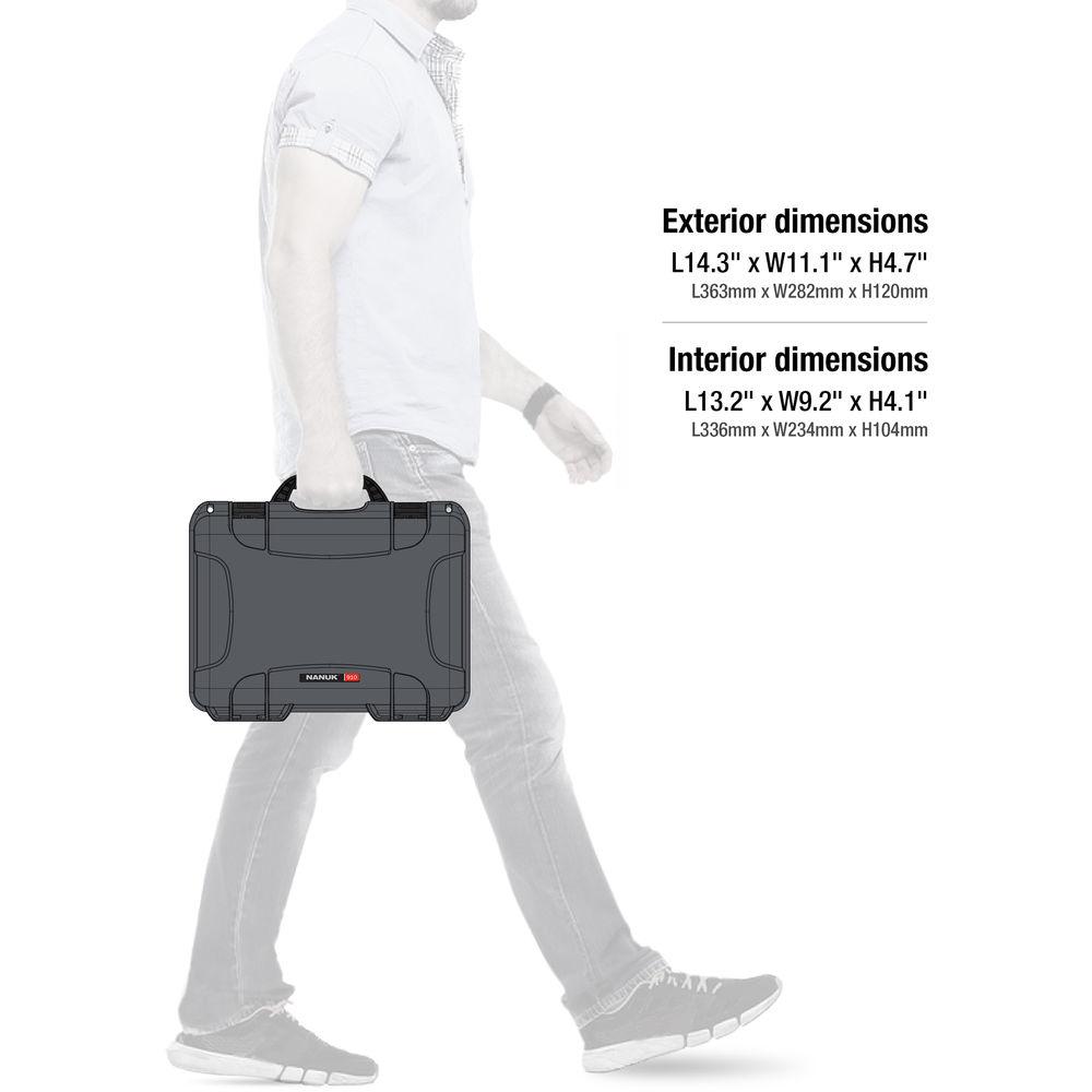 Nanuk 910 Waterproof Hard Case with Insert for DJI Mavic Air