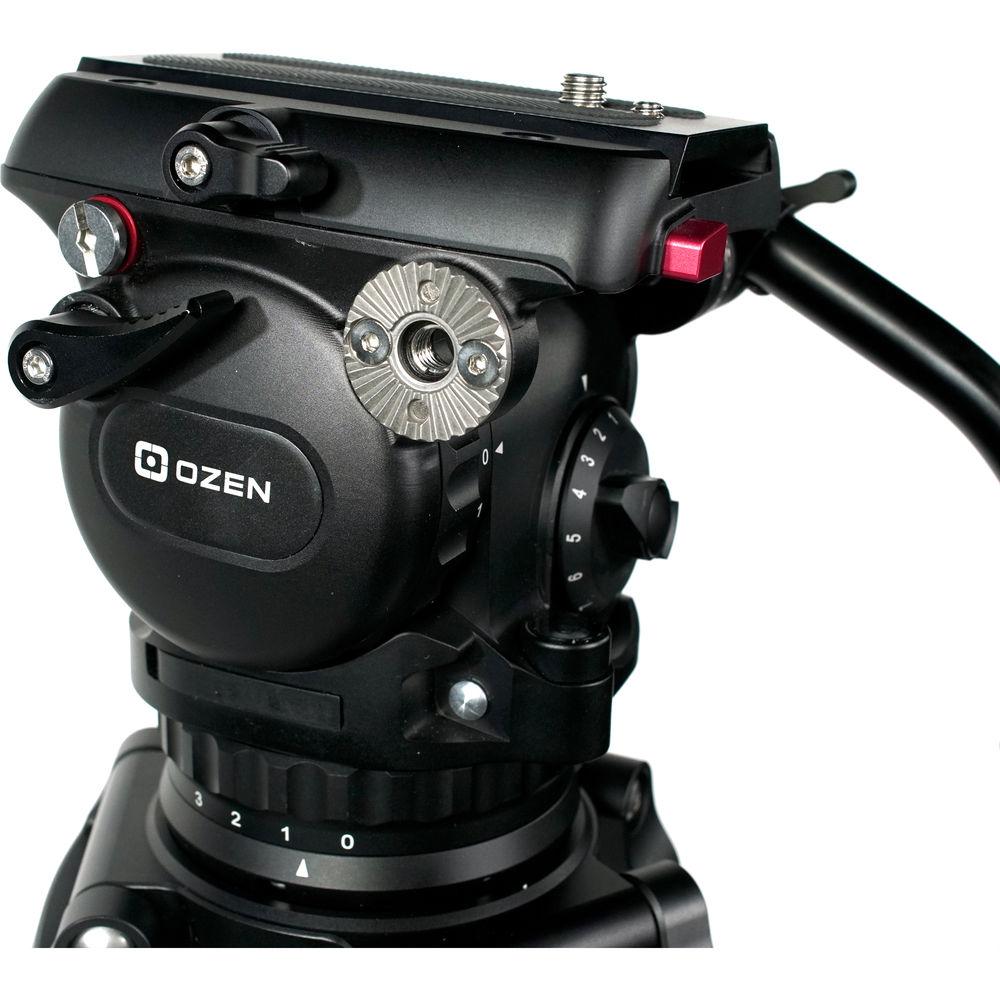 OZEN 75AL2HD 75mm Aluminum Tripod & Agile 8S Fluid Head System