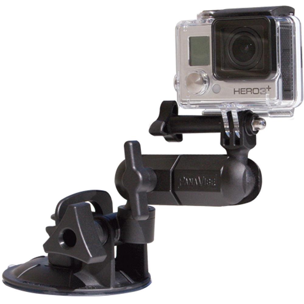 PANAVISE ActionGRIP Ball-Head Suction Cup Mount for Action Cameras