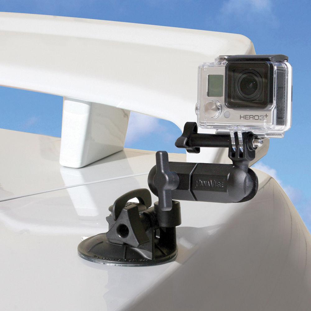 PANAVISE ActionGRIP Ball-Head Suction Cup Mount for Action Cameras