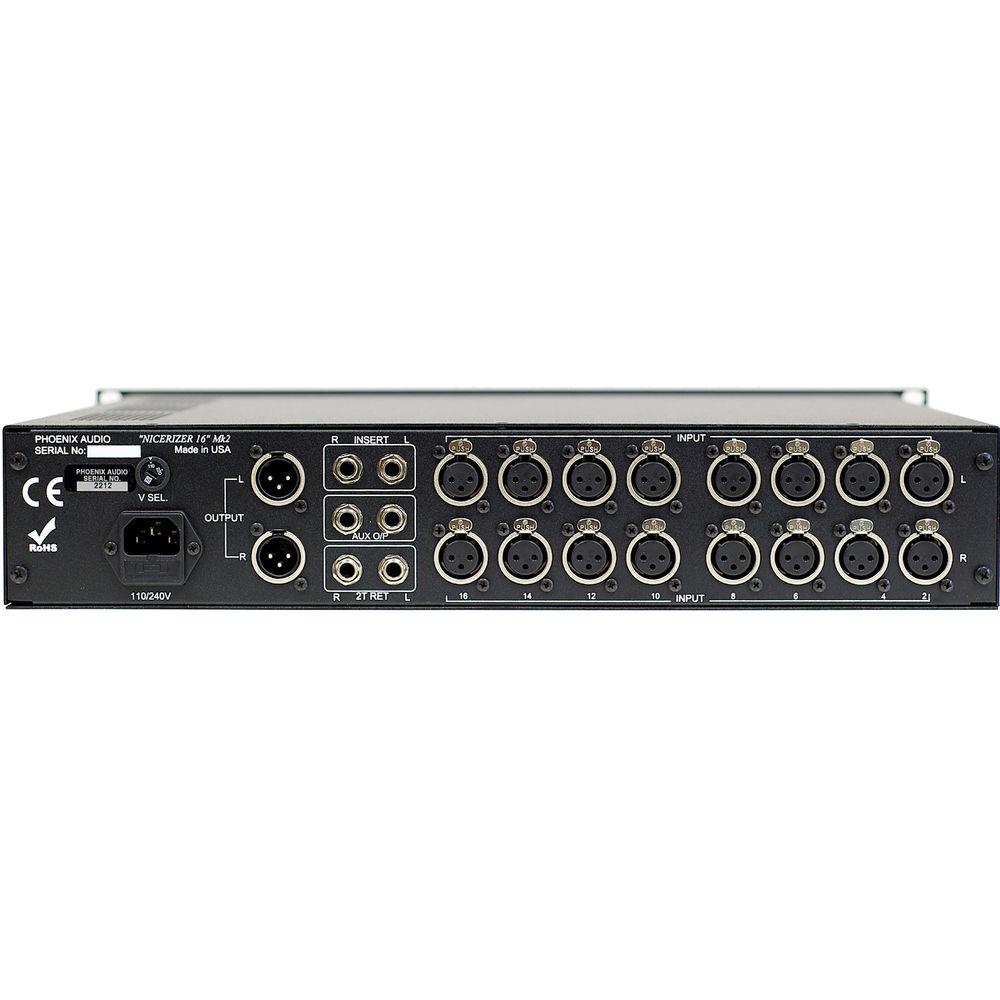 Phoenix Audio Nicerizer 16 MK2 16-Channel DAW Summing Mixer
