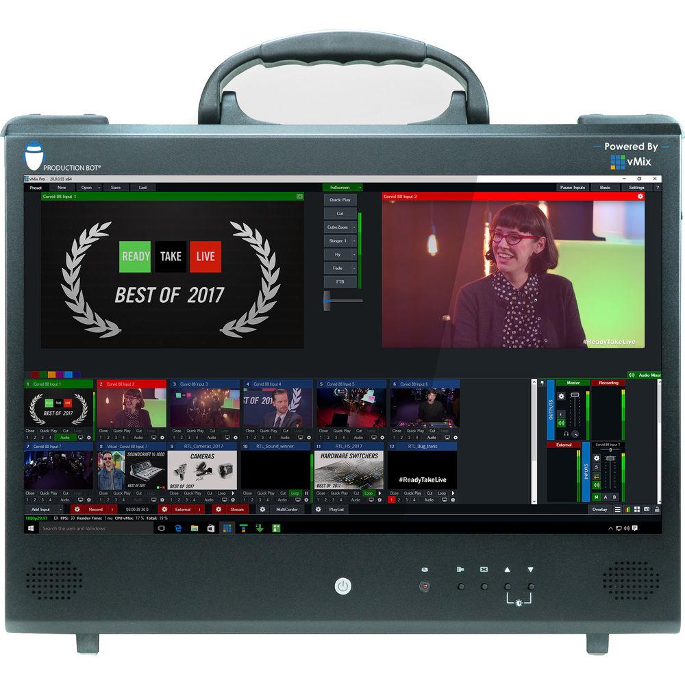 PRODUCTION BOT Switch 8 Portable Live Production Switcher, PRODUCTION, BOT, Switch, 8, Portable, Live, Production, Switcher