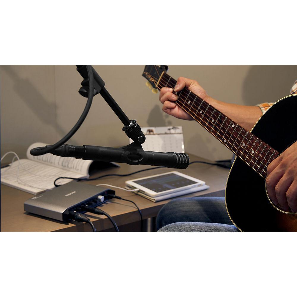 Tascam TM-60 Battery-Powered Condenser Microphone Bundle