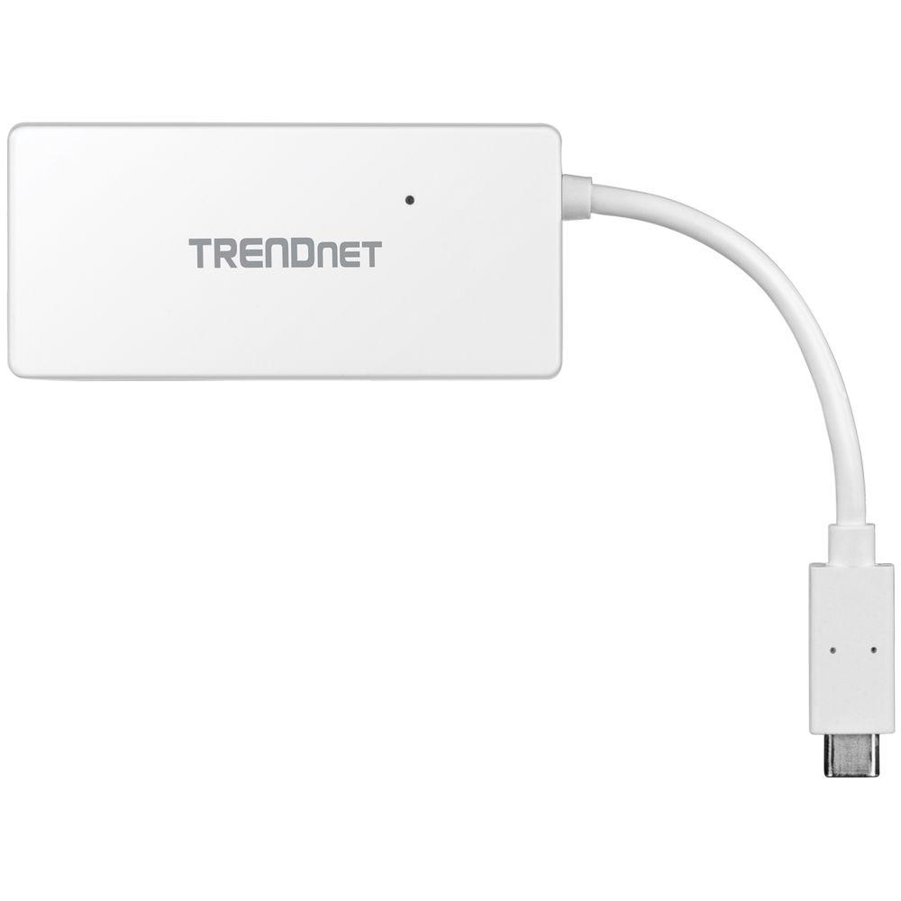 TRENDnet 4-Port USB 3.0 Type-C Ultra-Mini Hub