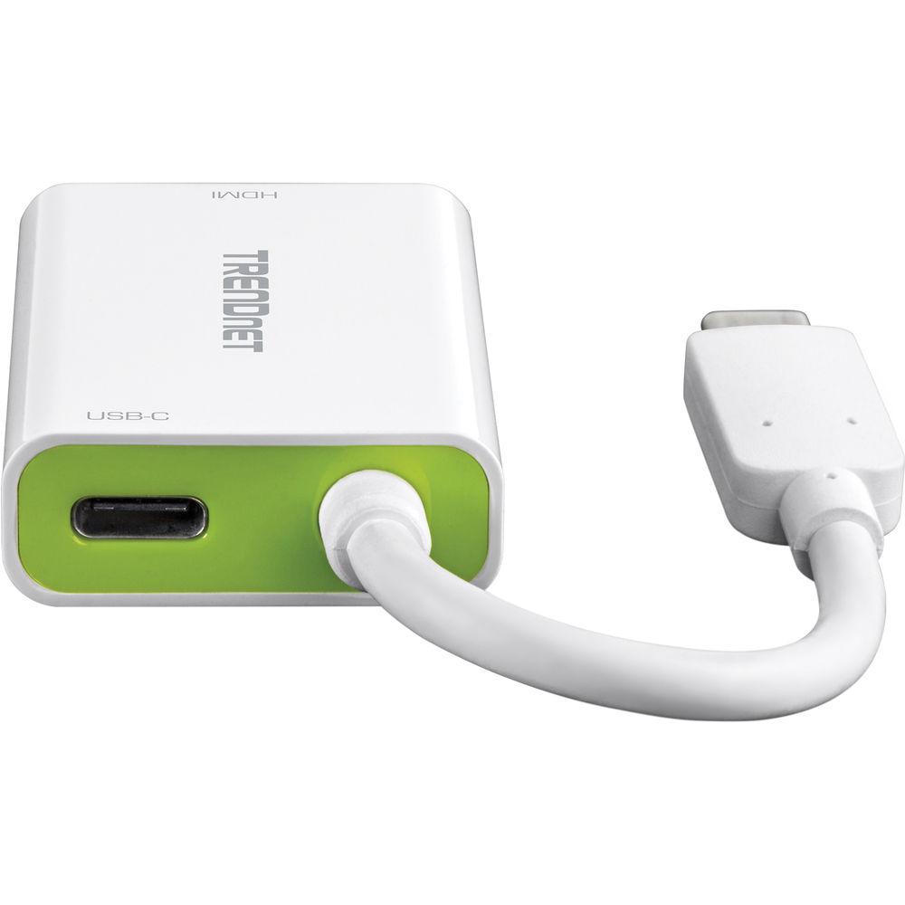 TRENDnet USB Type-C to HDMI Adapter with Power Delivery